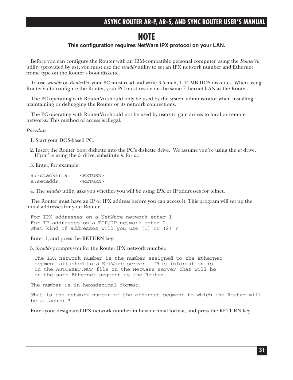 Black Box LRA005A-R2 User Manual | Page 31 / 275