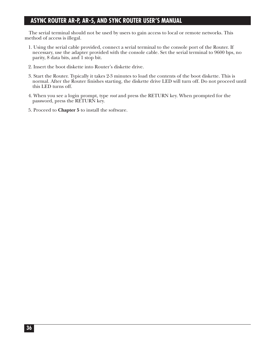 Black Box LRA005A-R2 User Manual | Page 36 / 275