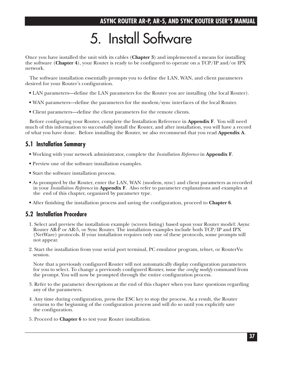 Install software | Black Box LRA005A-R2 User Manual | Page 37 / 275