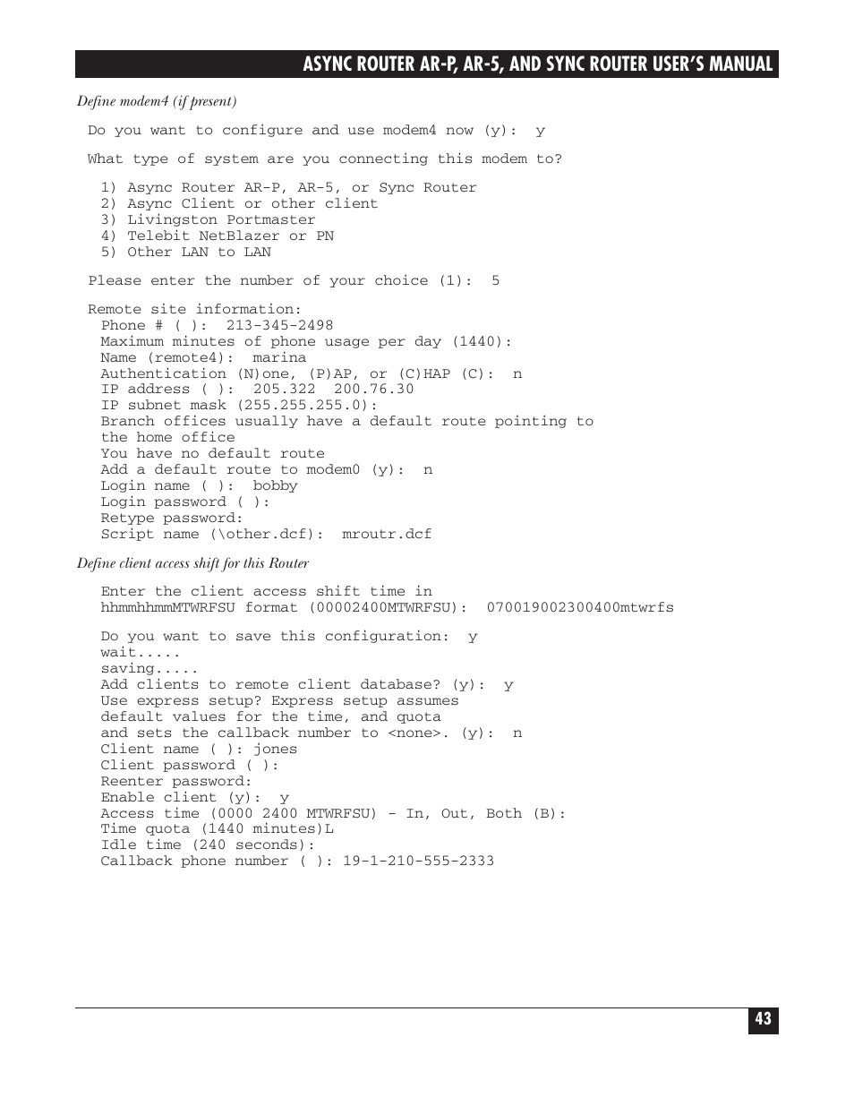 Black Box LRA005A-R2 User Manual | Page 43 / 275
