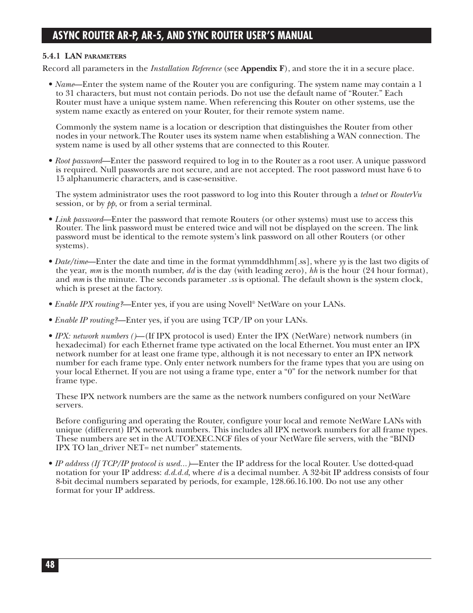 Black Box LRA005A-R2 User Manual | Page 48 / 275
