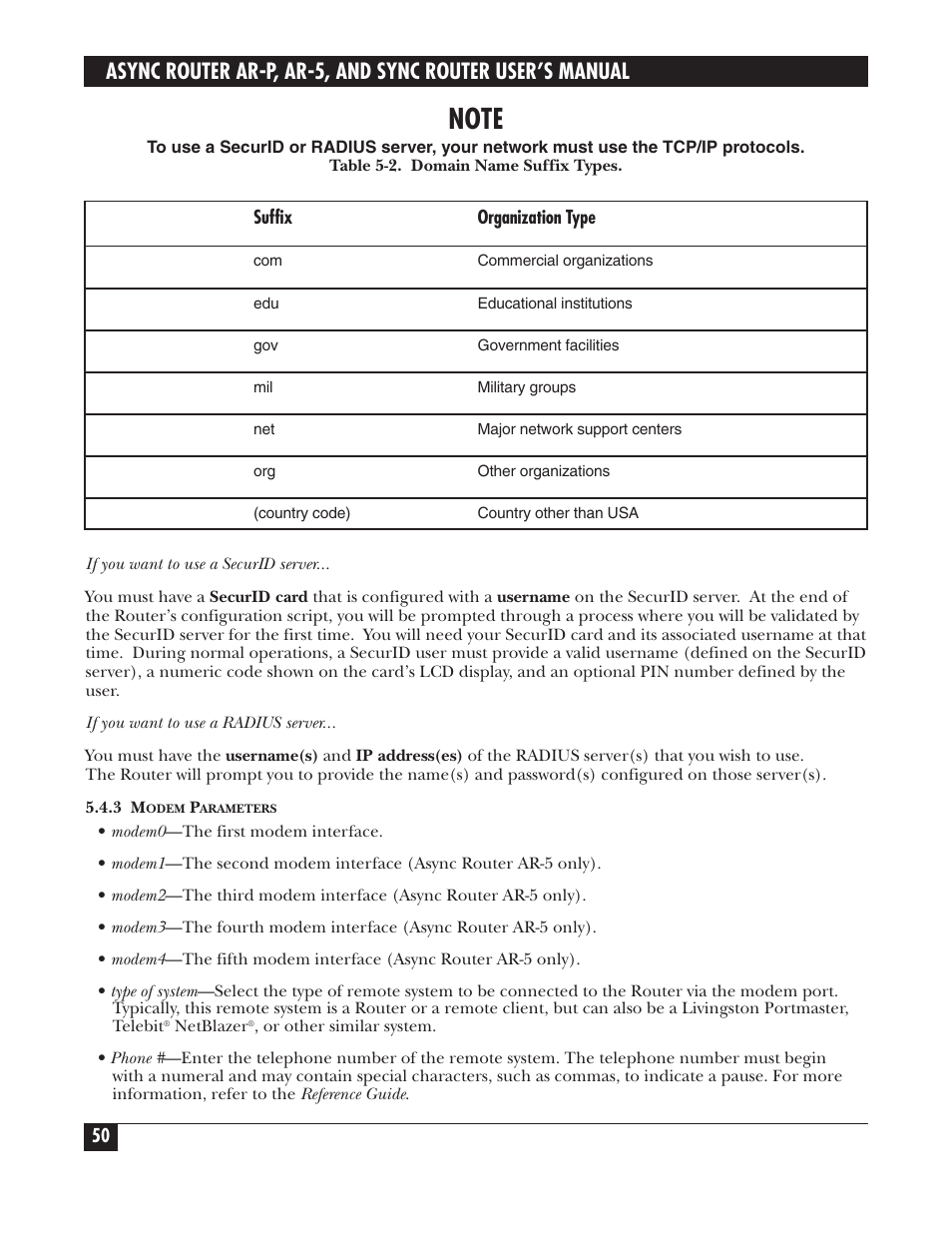 Black Box LRA005A-R2 User Manual | Page 50 / 275