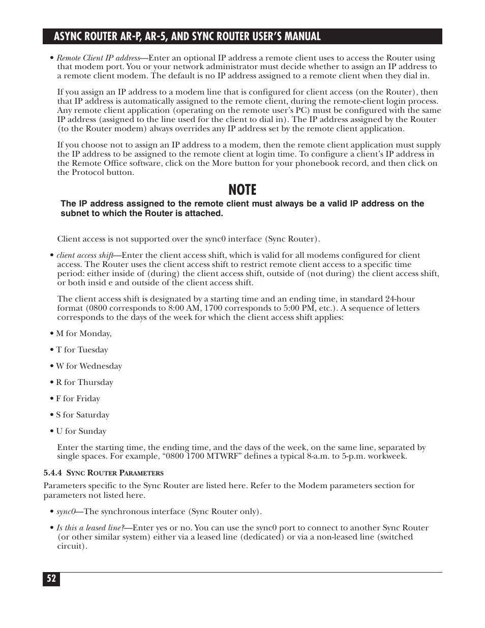 Black Box LRA005A-R2 User Manual | Page 52 / 275
