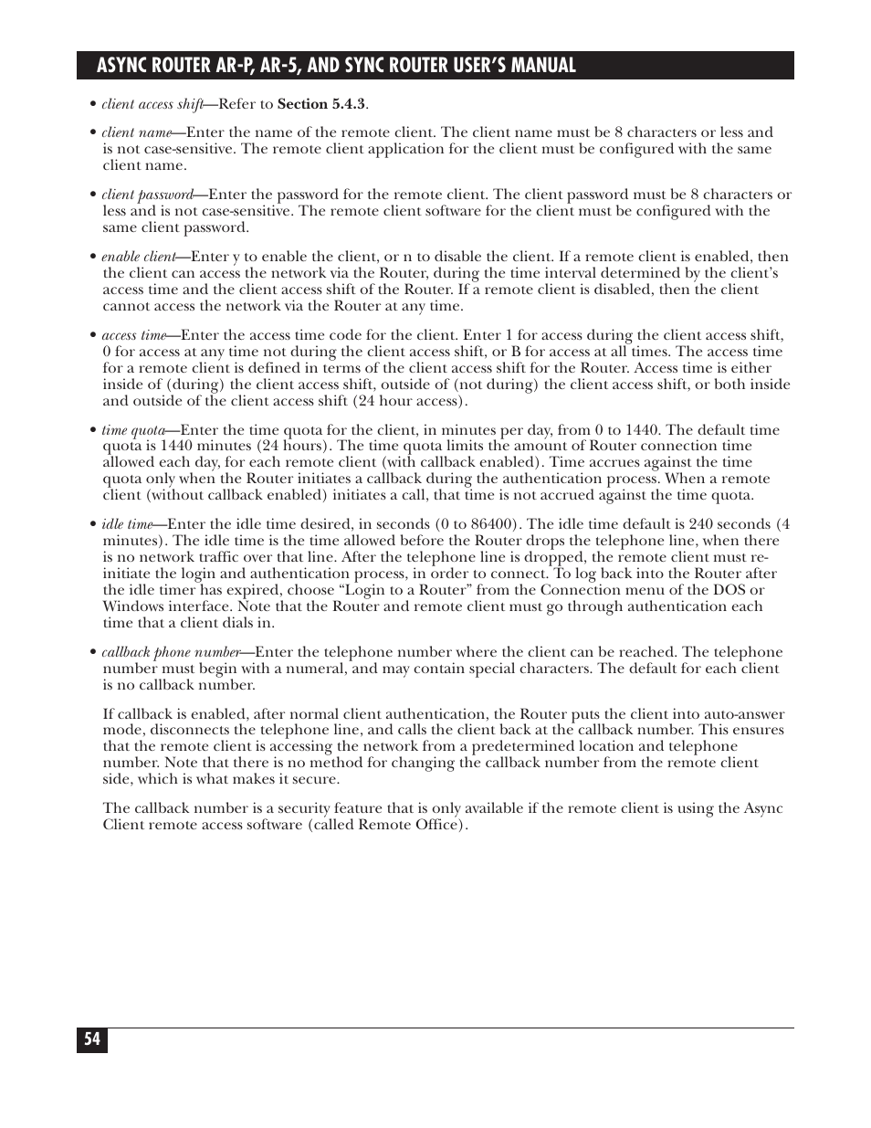 Black Box LRA005A-R2 User Manual | Page 54 / 275