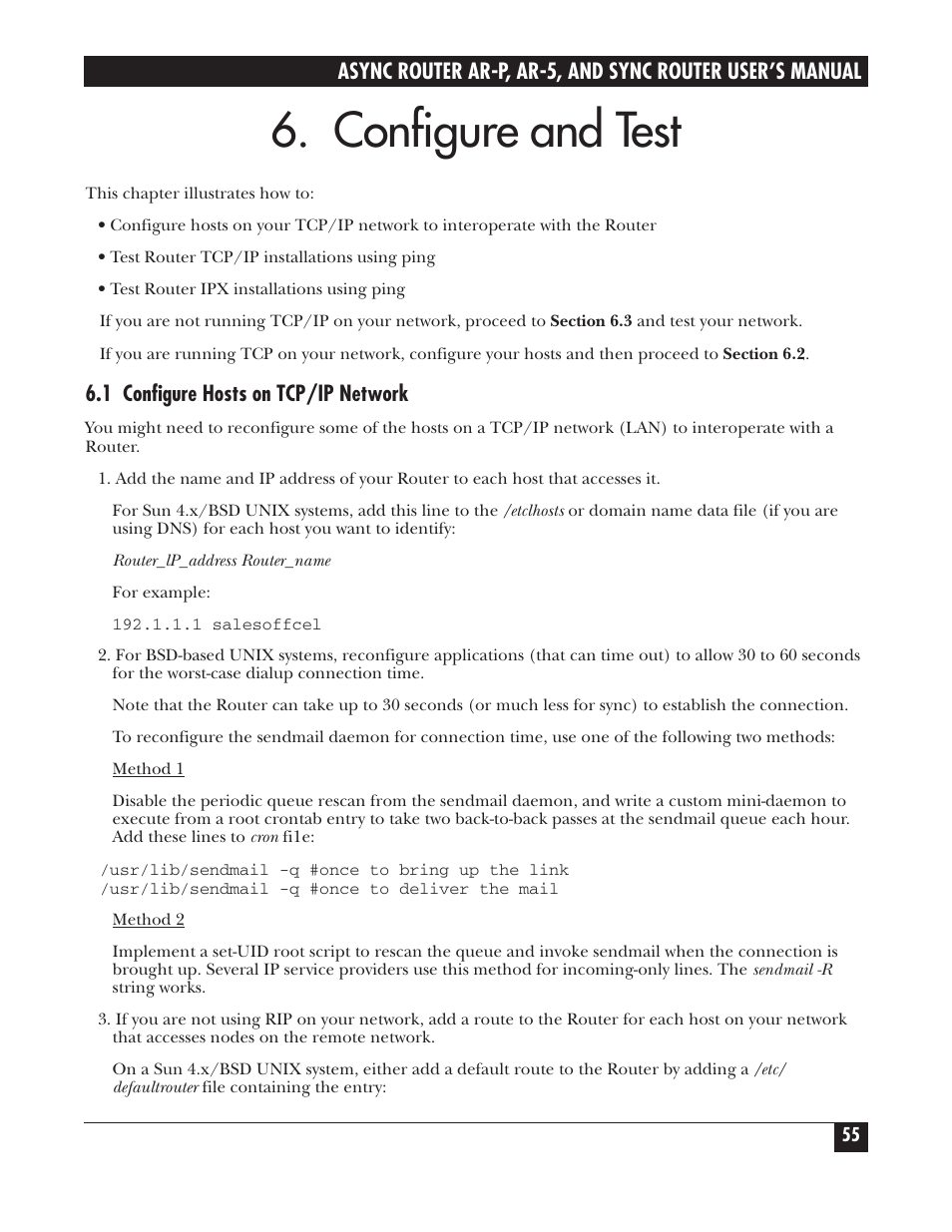 Configure and test | Black Box LRA005A-R2 User Manual | Page 55 / 275