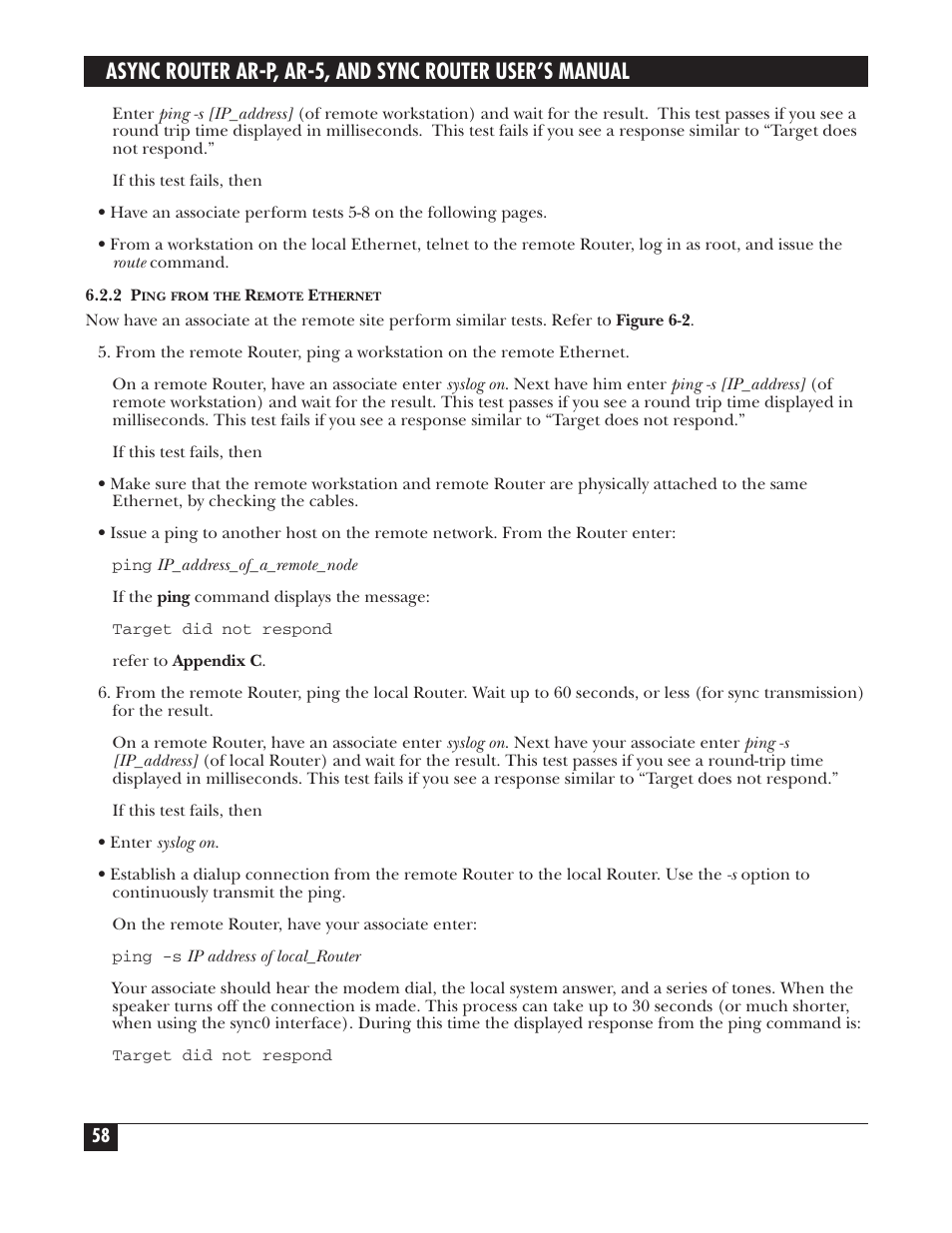 Black Box LRA005A-R2 User Manual | Page 58 / 275