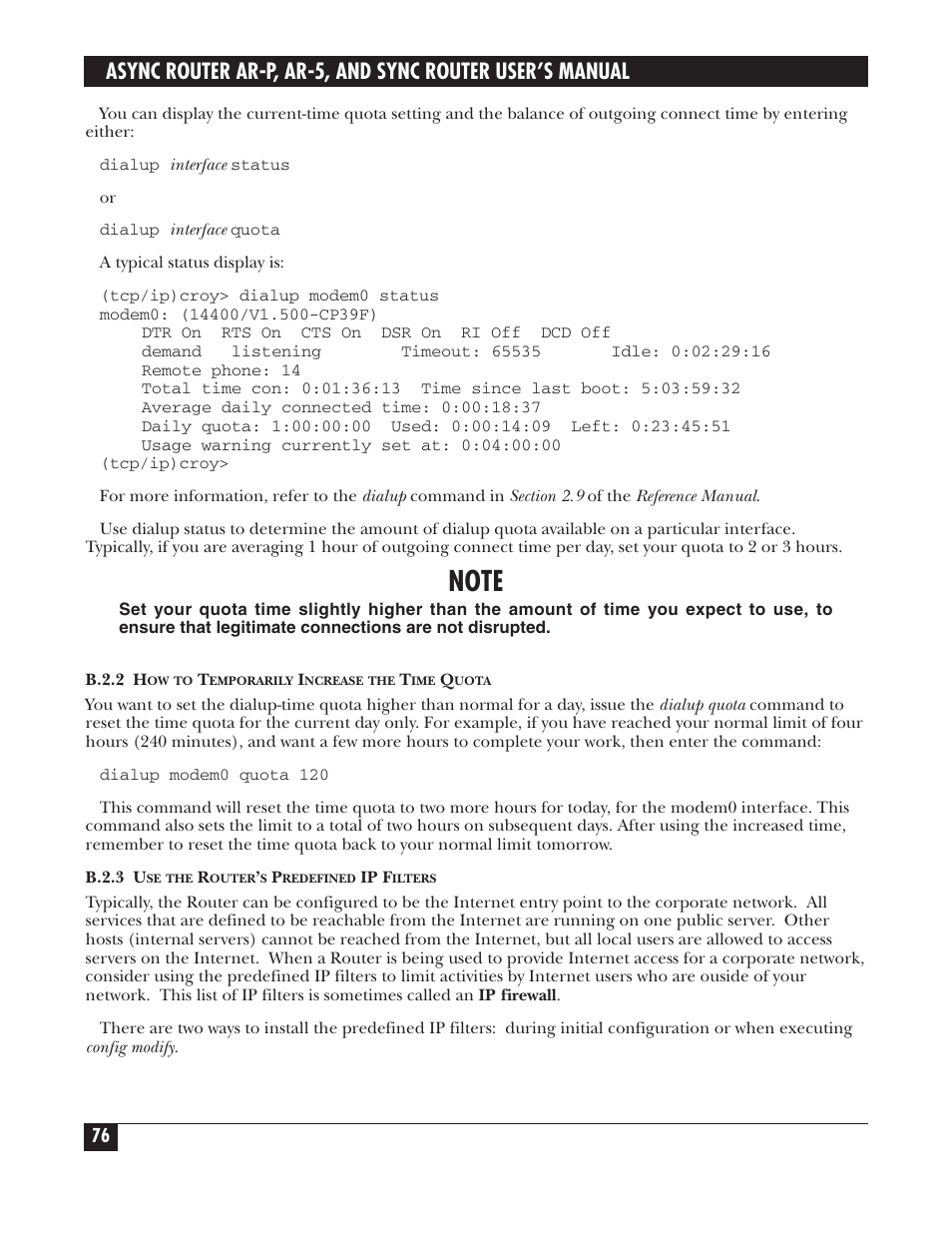 Black Box LRA005A-R2 User Manual | Page 76 / 275