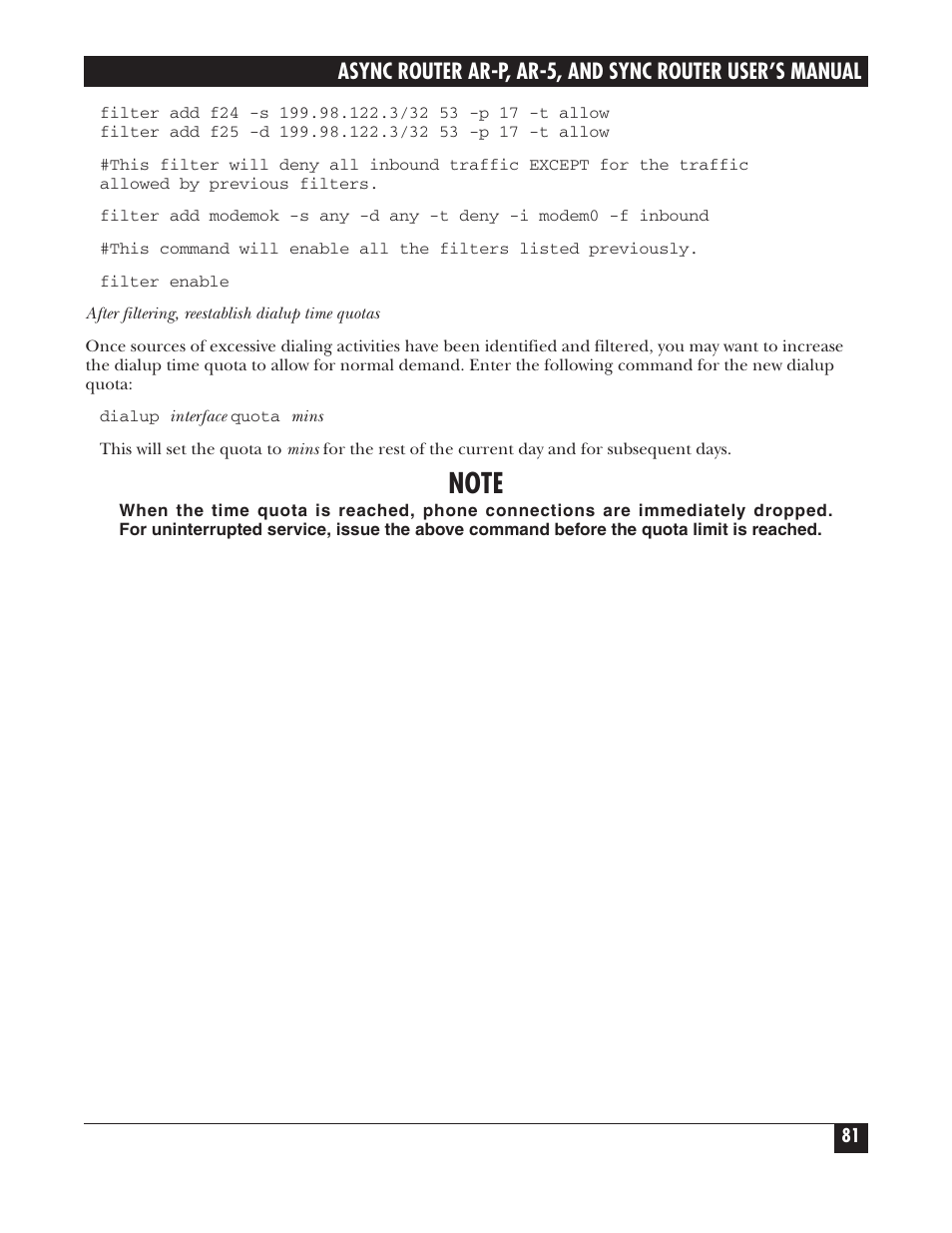 Black Box LRA005A-R2 User Manual | Page 81 / 275