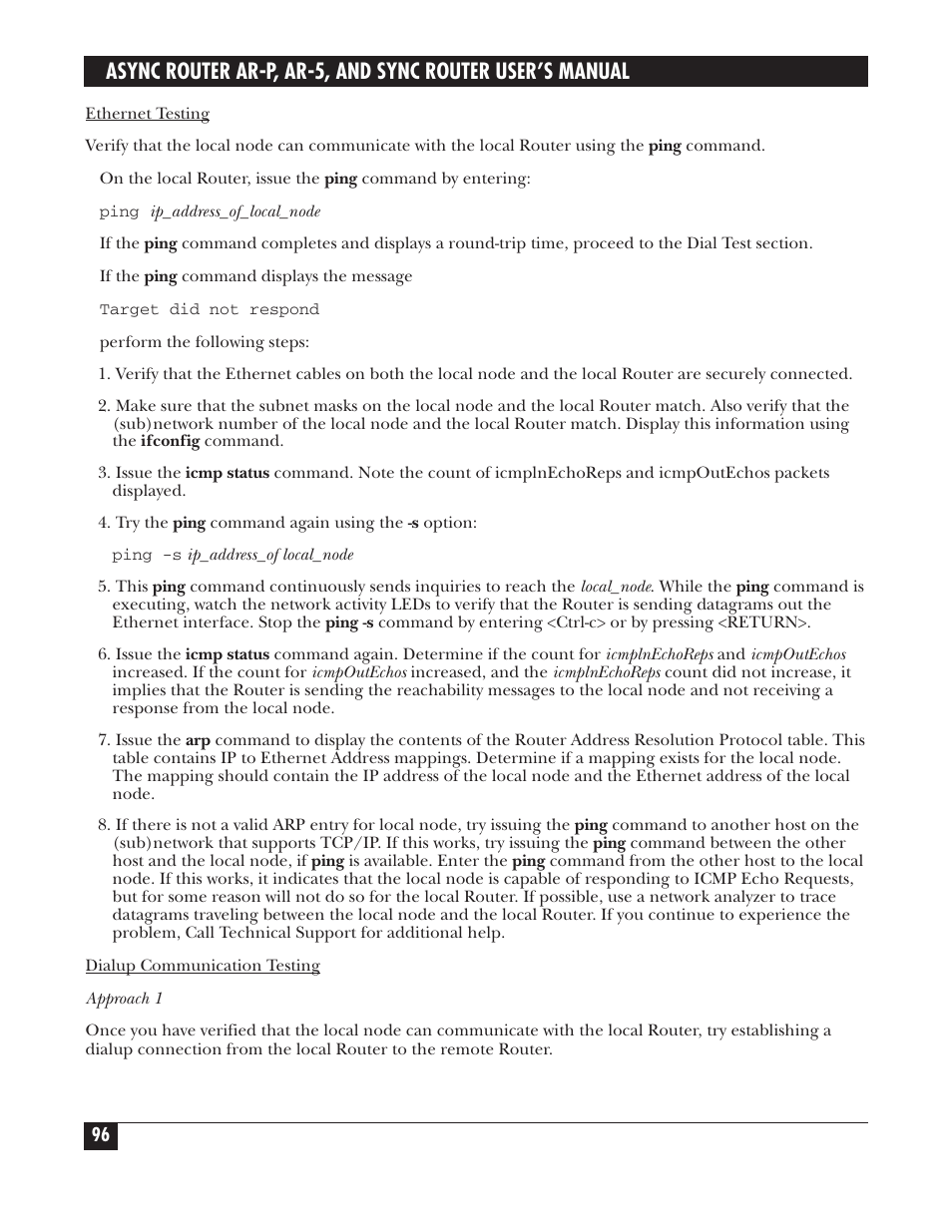 Black Box LRA005A-R2 User Manual | Page 96 / 275