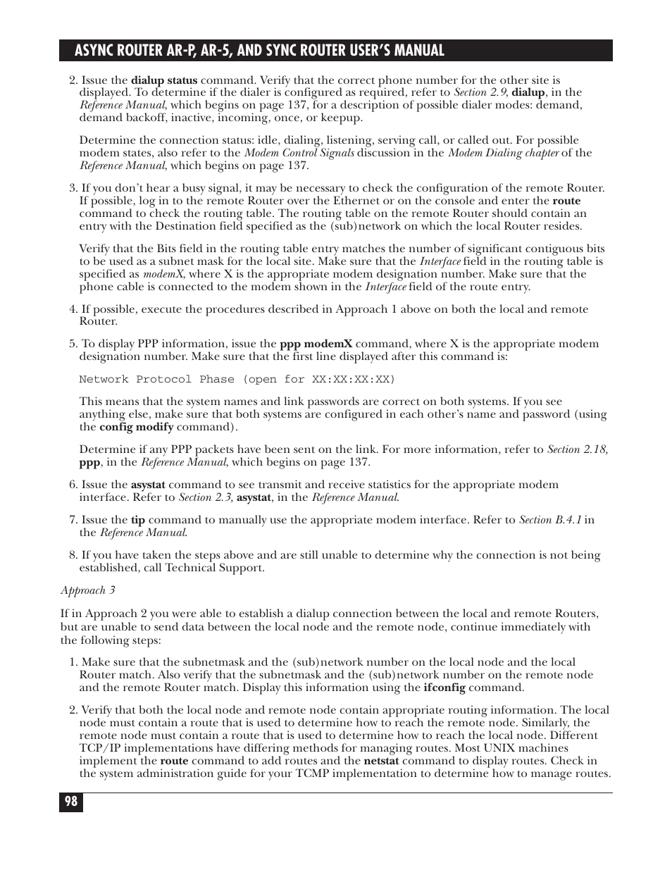 Black Box LRA005A-R2 User Manual | Page 98 / 275