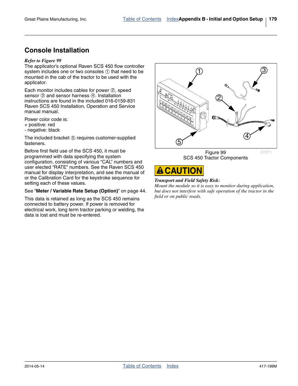 Console installation | Great Plains NP4000B Operator Manual User Manual | Page 183 / 200