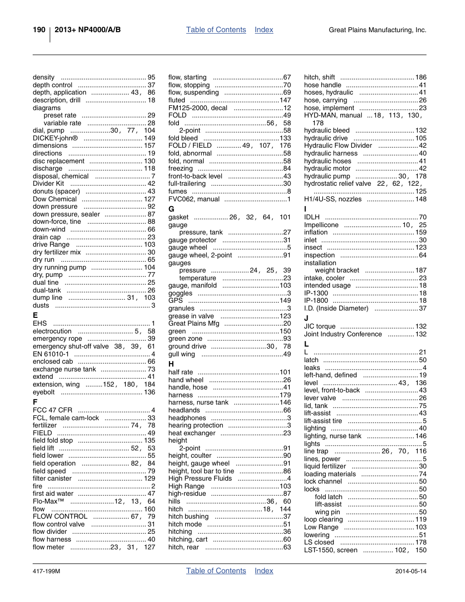 Great Plains NP4000B Operator Manual User Manual | Page 194 / 200