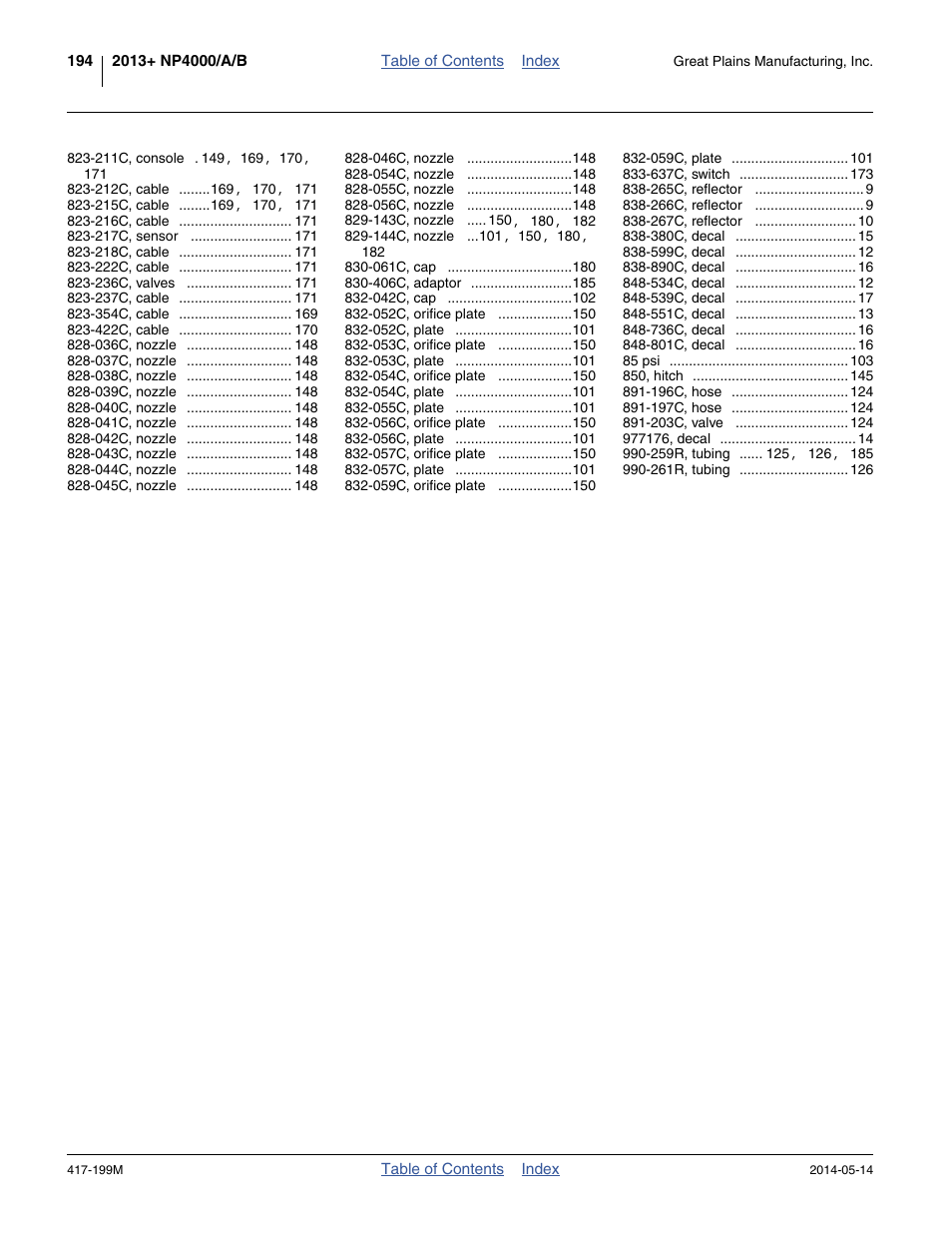 Great Plains NP4000B Operator Manual User Manual | Page 198 / 200