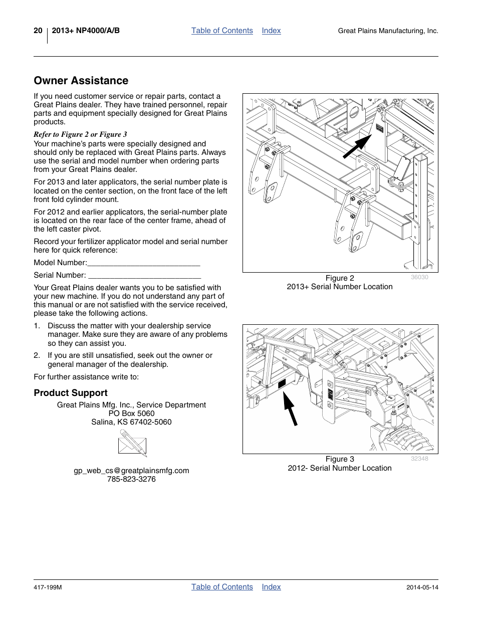 Owner assistance, Product support | Great Plains NP4000B Operator Manual User Manual | Page 24 / 200
