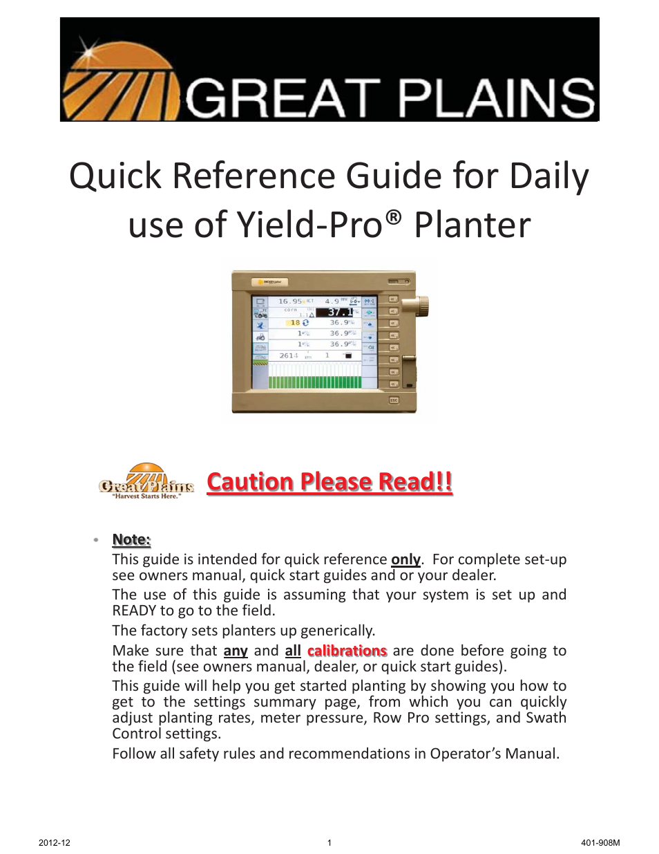 Great Plains DICKEY-john AI-100 User Manual | 14 pages