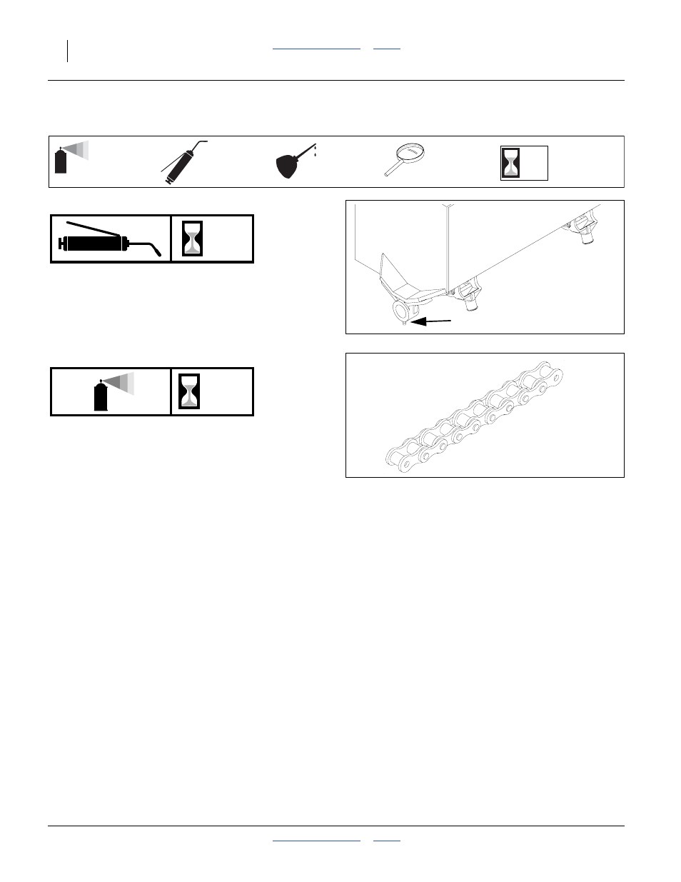 Lubrication and scheduled maintenance, Small seeds drive sprocket hanger bearing, Drive chains | Great Plains 2N-3010 Operator Manual User Manual | Page 22 / 48