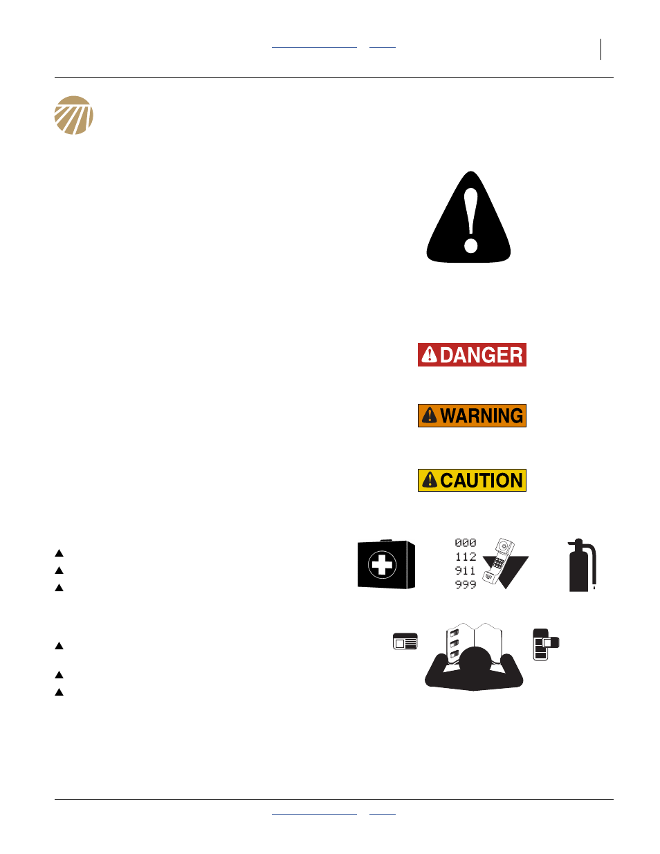Important safety information, Look for safety symbol, Be aware of signal words | Prepare for emergencies, Be familiar with safety decals | Great Plains 2N-3010 Operator Manual User Manual | Page 5 / 48