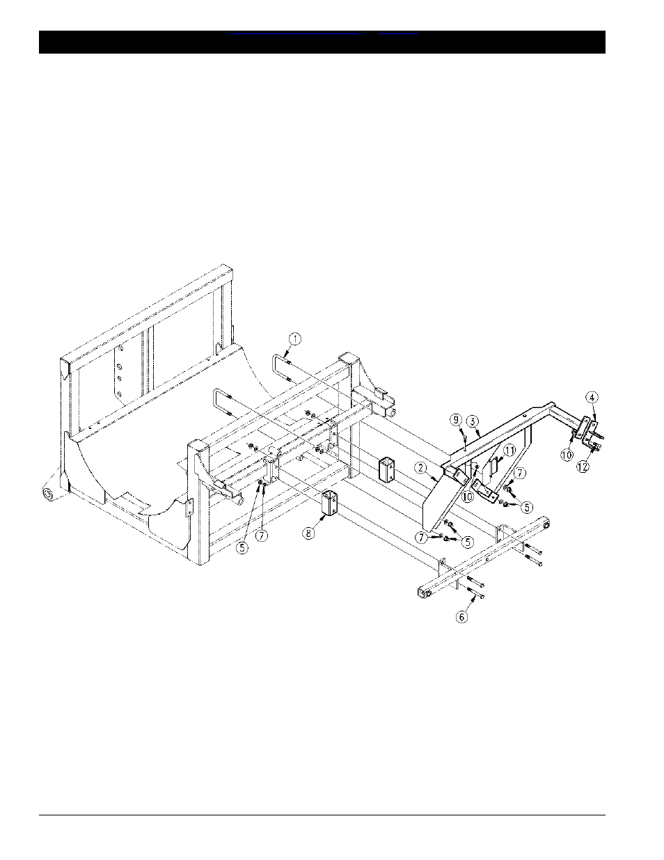 Point sprayer fold bracket assembly (s/n 3540-) -5, Table of contents ➧ index | Great Plains MF45 Parts Manual User Manual | Page 12 / 51