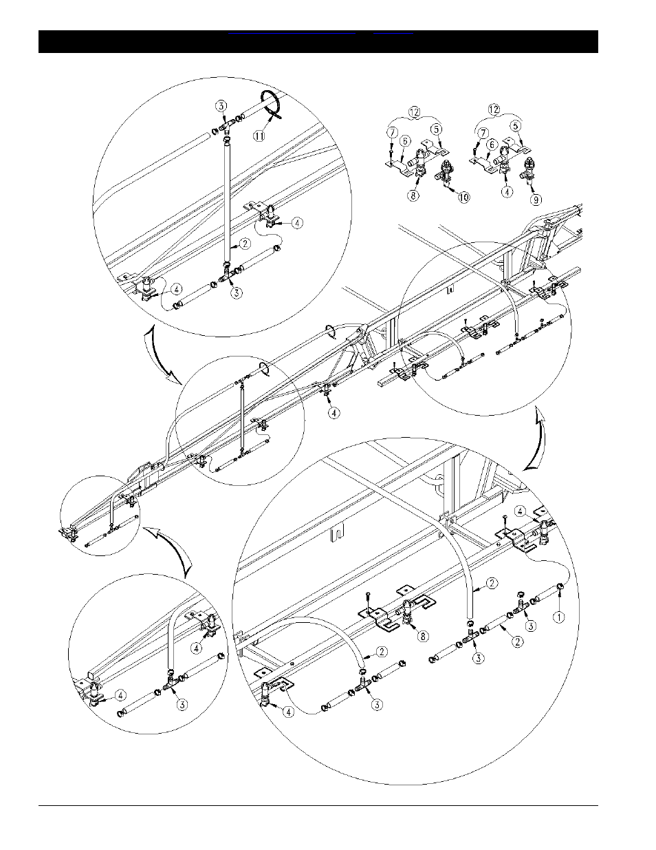Mf30 nozzle assembly 30" spacing -5, Table of contents ➧ index | Great Plains MF45 Parts Manual User Manual | Page 28 / 51