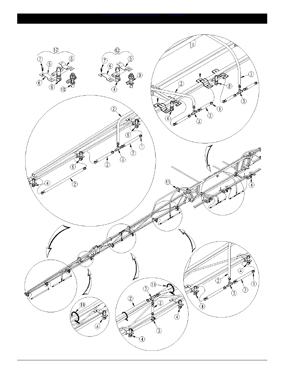 Mf45 nozzle assembly 30" spacing -17, Table of contents ➧ index | Great Plains MF45 Parts Manual User Manual | Page 40 / 51