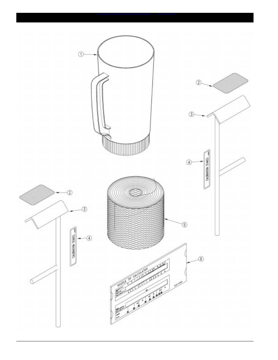 Section 6 options -1, Calibration kit -1, Table of contents ➧ index | Calibration kit | Great Plains MF45 Parts Manual User Manual | Page 50 / 51