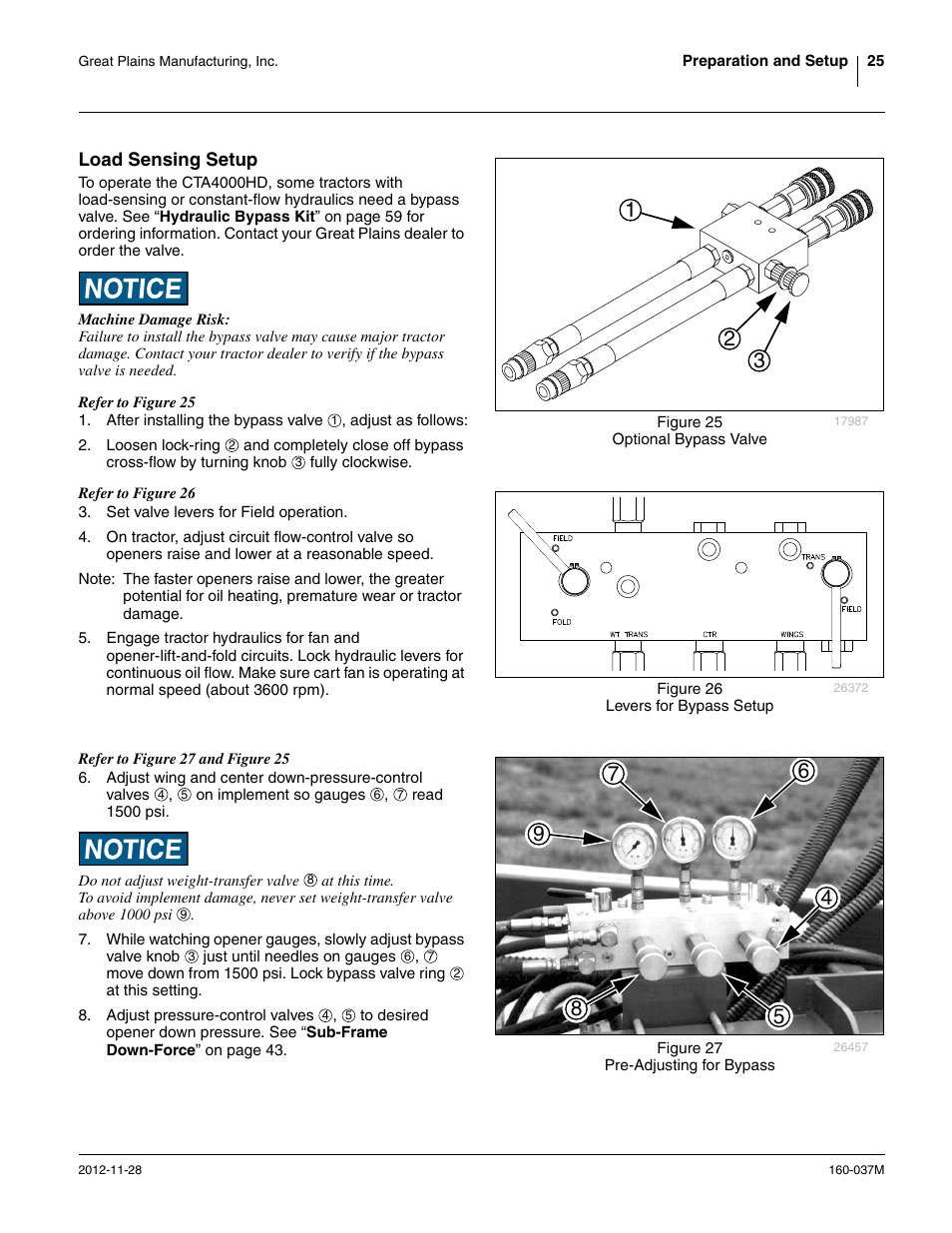 Load sensing setup | Great Plains CTA4000 HD Operator Manual User Manual | Page 29 / 74