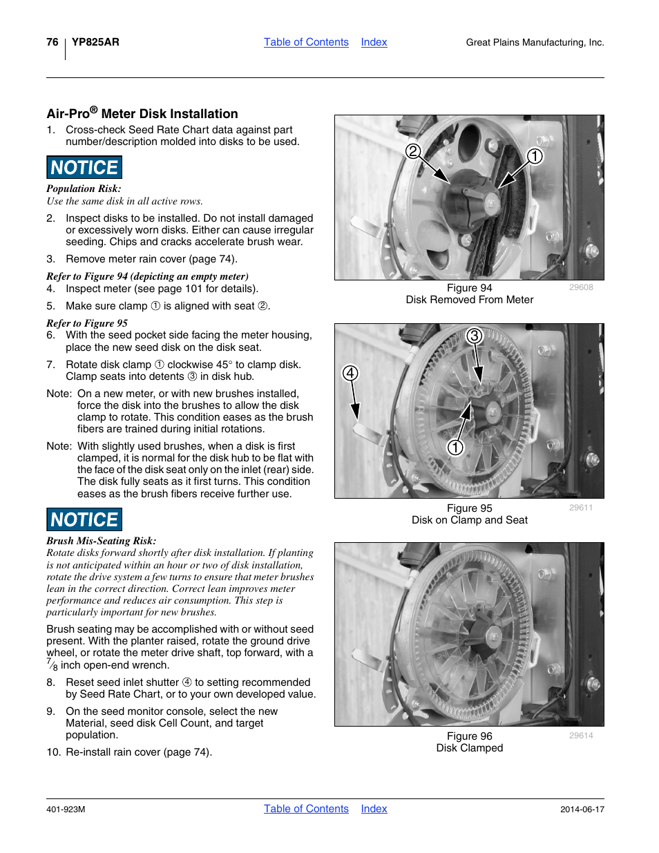 Air-pro® meter disk installation, Air-pro | Great Plains YP825AR Operator Manual User Manual | Page 80 / 166