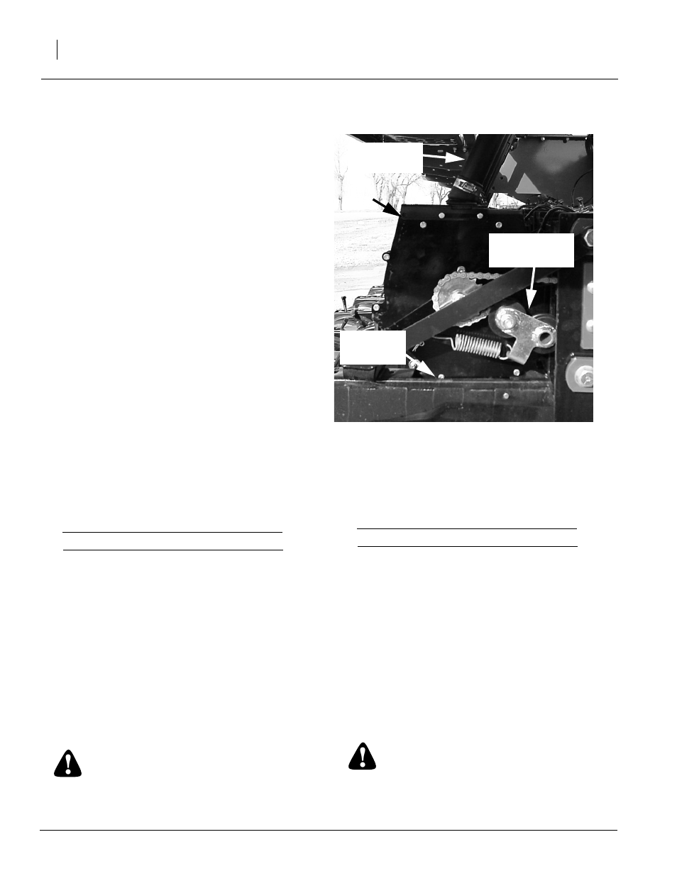 Meter and sliding seed tube, Caution | Great Plains 2515P Operator Manual User Manual | Page 24 / 87