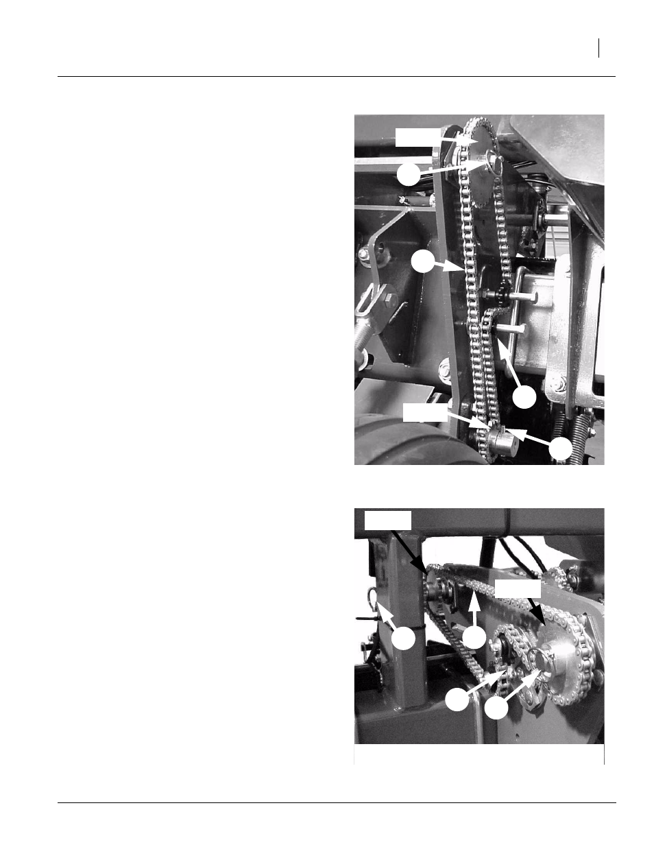 Drive speed range sprockets transmission sprockets | Great Plains 2515P Operator Manual User Manual | Page 33 / 87
