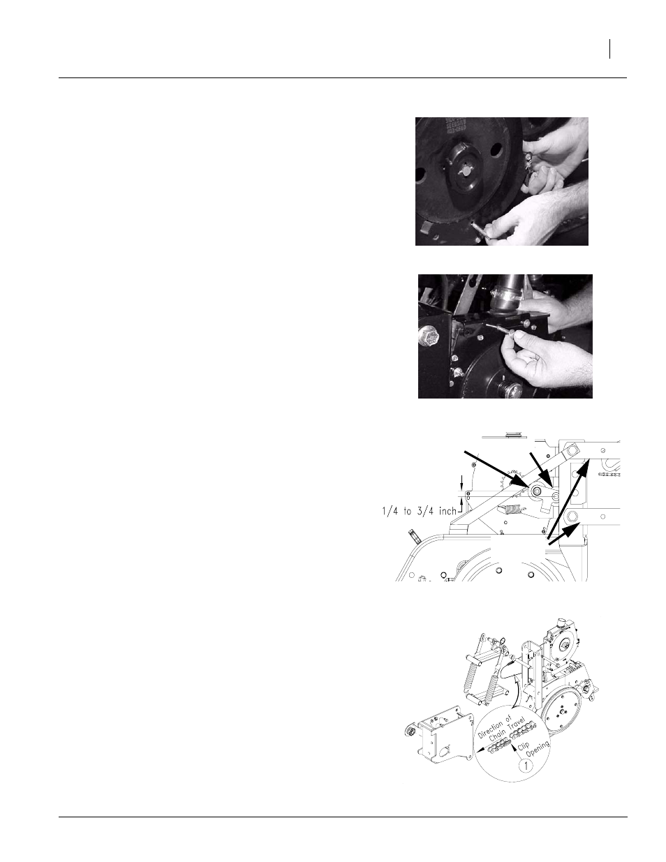 Chain tension | Great Plains 2515P Operator Manual User Manual | Page 55 / 87
