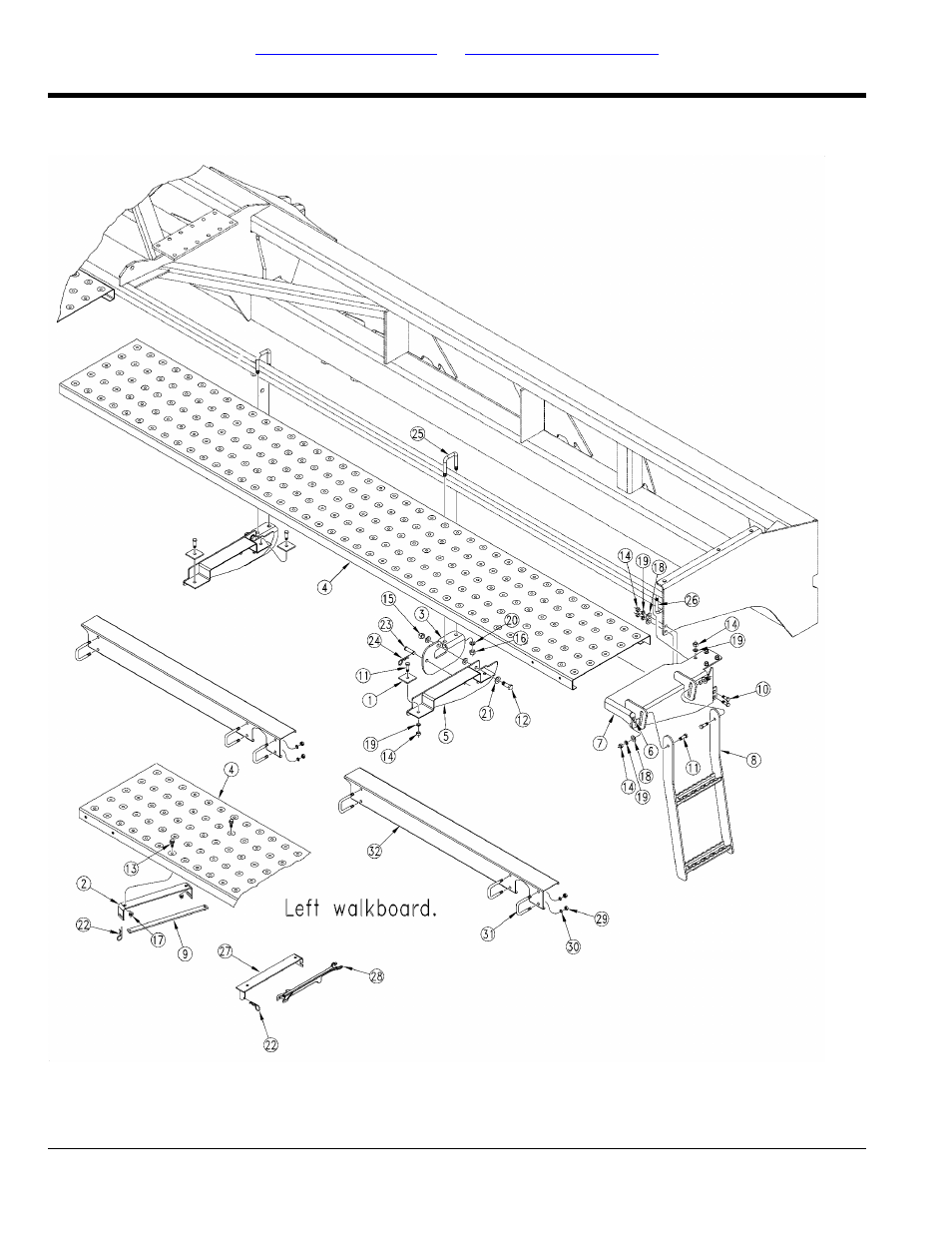 20ft walkboard and ladder | Great Plains 2525P Parts Manual User Manual | Page 28 / 168