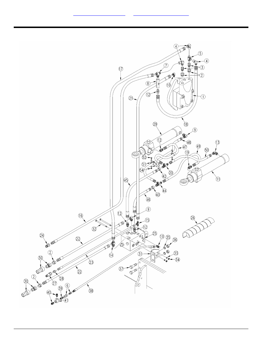 Fan with steering hydraulics (s/n a1056s+) | Great Plains 3PYP Parts Manual User Manual | Page 170 / 274