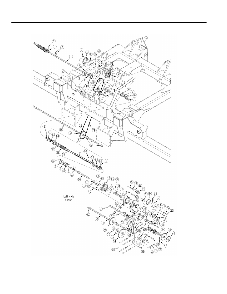 Drive, Contact drive, Table of contents part number index contact drive | Great Plains 3PYP Parts Manual User Manual | Page 56 / 274