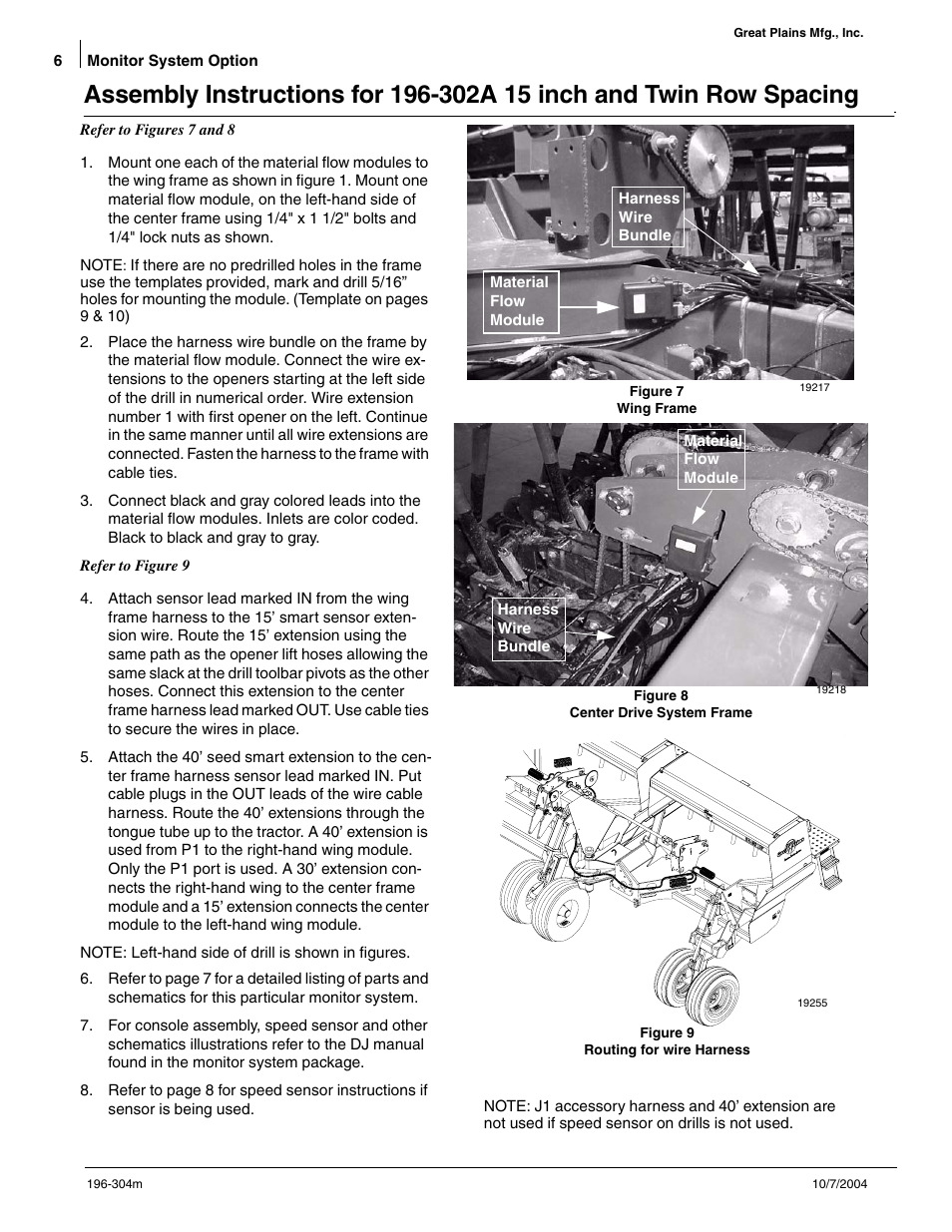 Great Plains 3N-30P SE Assembly Instructions User Manual | Page 6 / 10