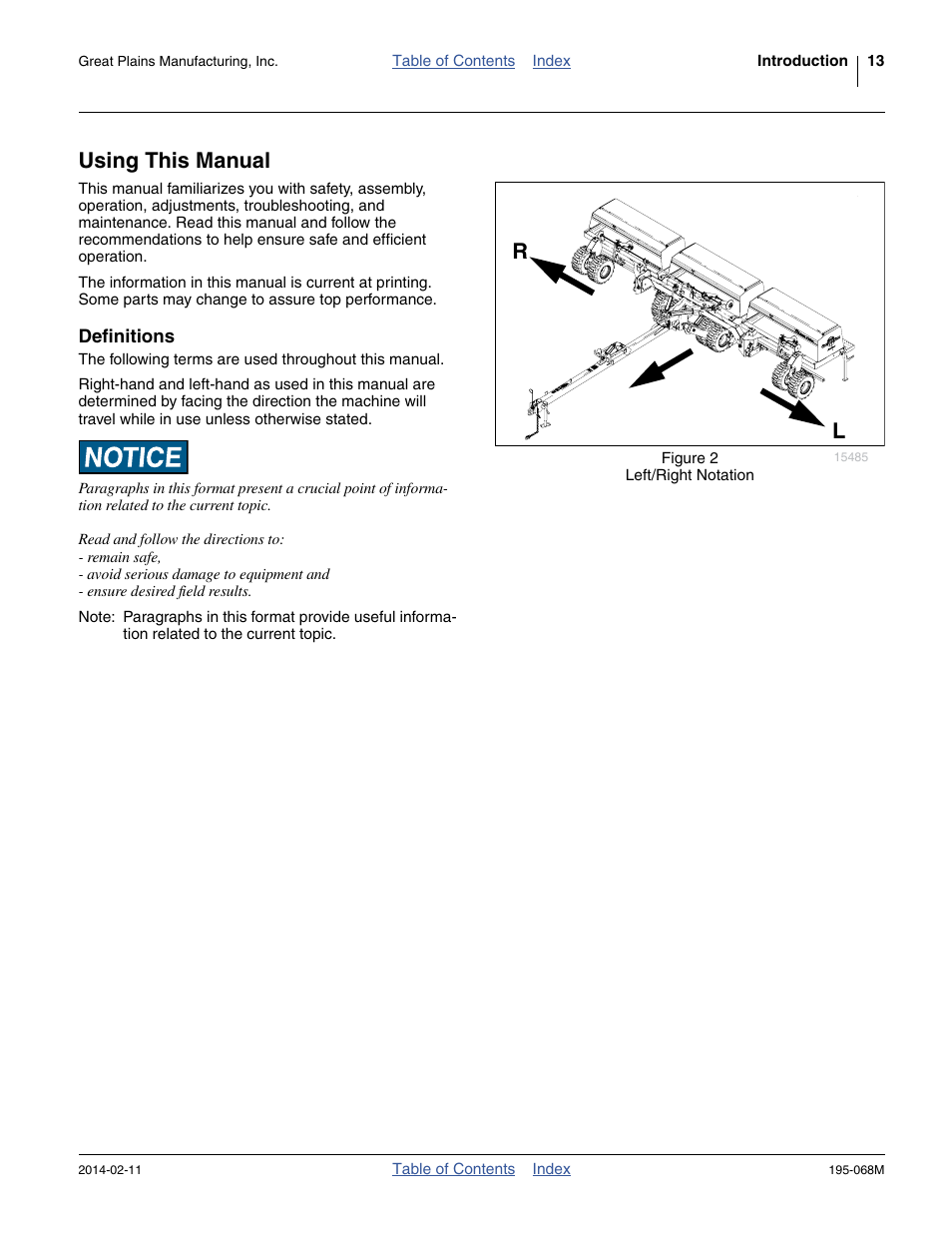 Using this manual, Definitions | Great Plains 3S-3000HDF Operator Manual v2 User Manual | Page 17 / 118