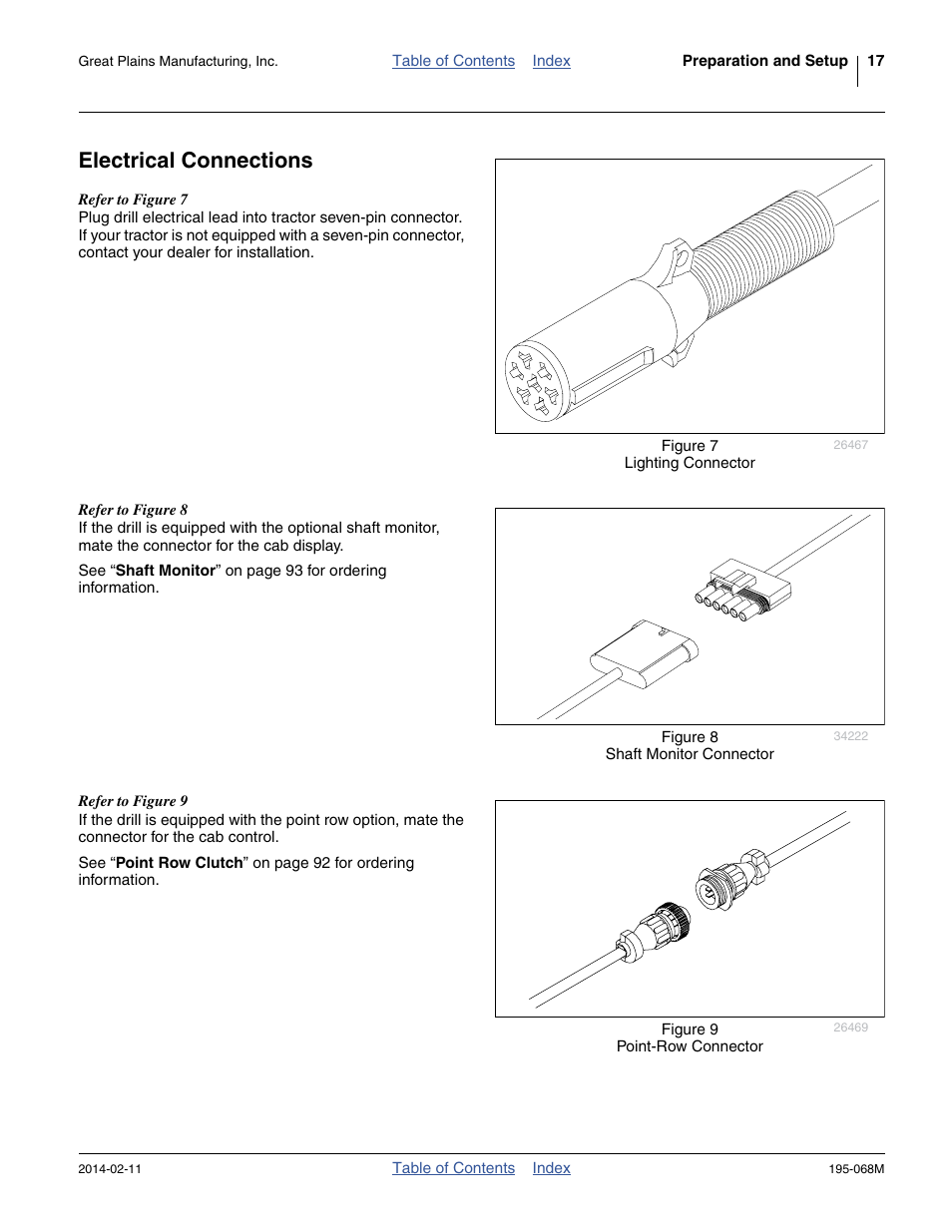 Electrical connections | Great Plains 3S-3000HDF Operator Manual v2 User Manual | Page 21 / 118