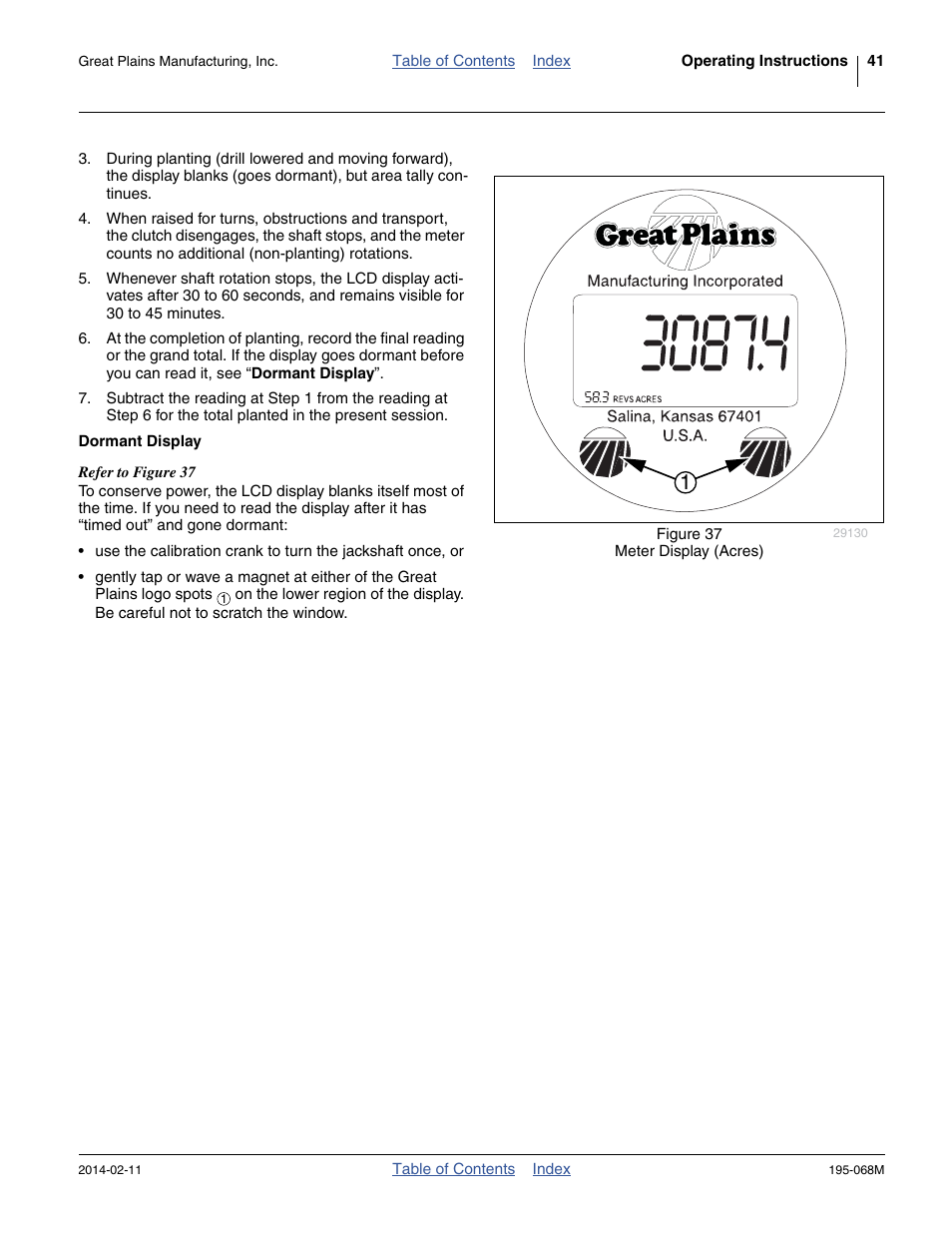 Dormant display, Lank, see “ dormant display ” belo | Great Plains 3S-3000HDF Operator Manual v2 User Manual | Page 45 / 118