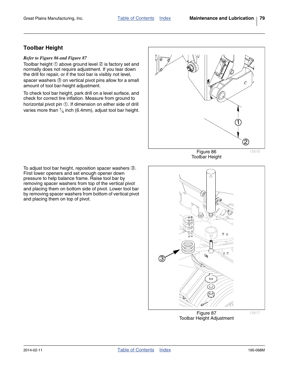 Toolbar height | Great Plains 3S-3000HDF Operator Manual v2 User Manual | Page 83 / 118