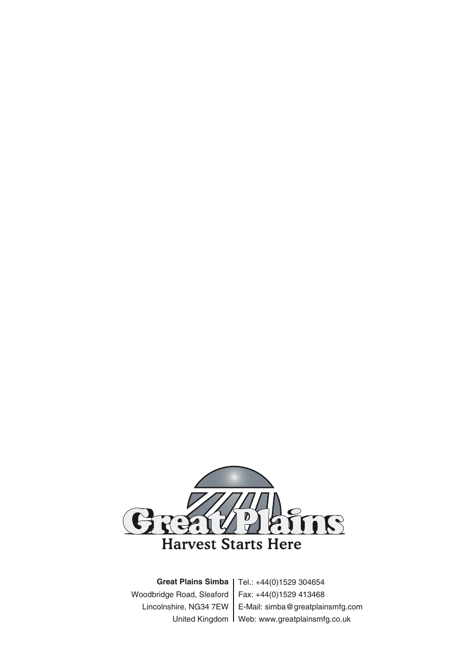 Great Plains Simba DTX AR Operator Manual User Manual | Page 36 / 36