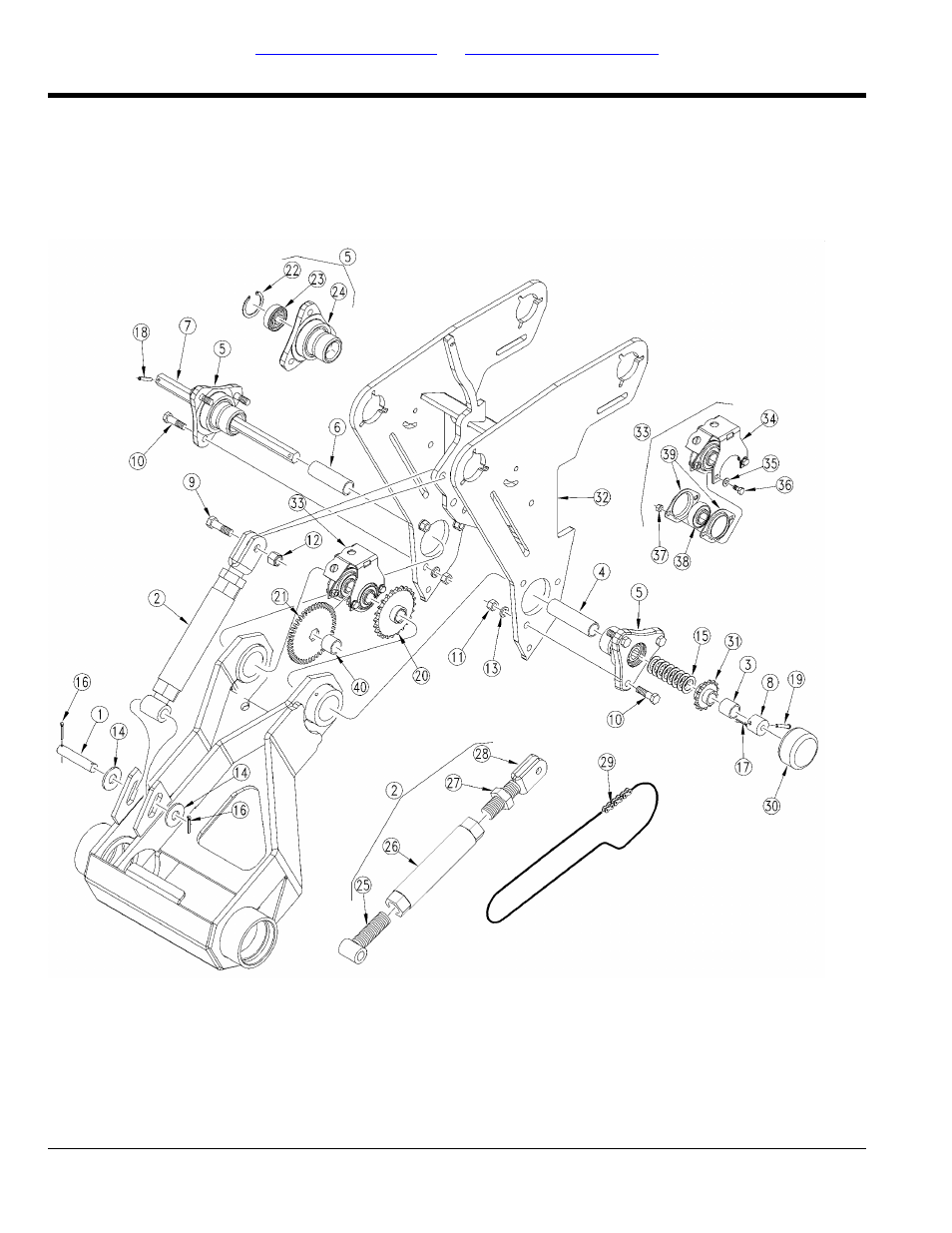 Gauge wheel lh, Table of contents part number index gauge wheel lh | Great Plains 2420P Parts Manual User Manual | Page 32 / 118