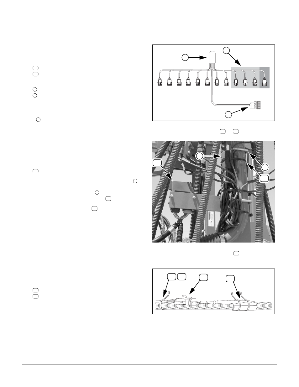 Nta30 mount row harnesses, Nta30: sensors to harnesses | Great Plains NTA3510 Installation Instructions User Manual | Page 19 / 42