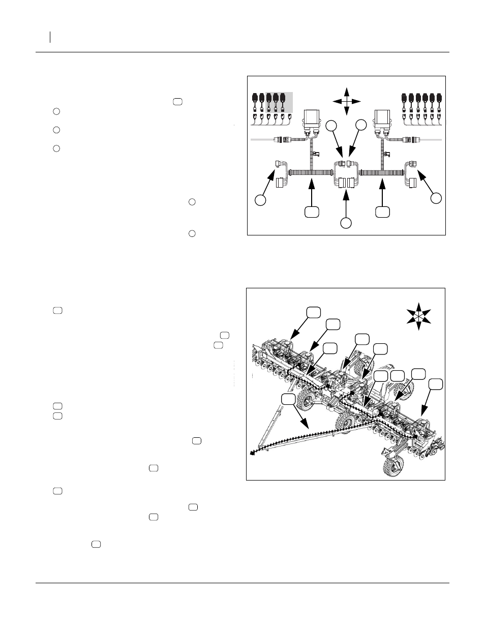 3n: interconnect wsmbs, 3n: route drill harness, 3n: route front hitch harness | 3n: route wing harnesses, Ud r l | Great Plains NTA3510 Installation Instructions User Manual | Page 8 / 42