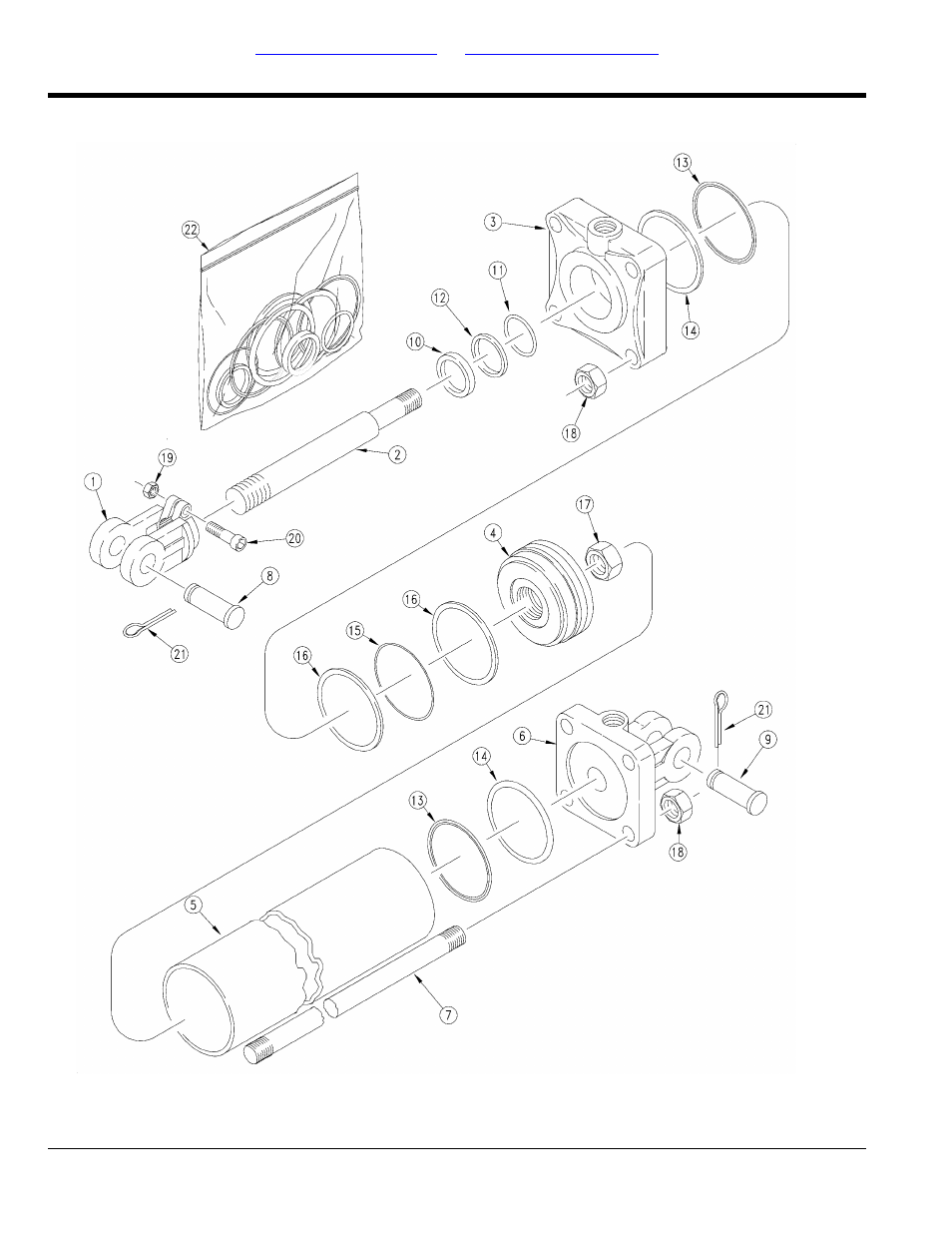 Lift cylinder 4 1/4" x 10" x 1 1/2" (810-202c) | Great Plains AS20 Parts Manual User Manual | Page 30 / 104