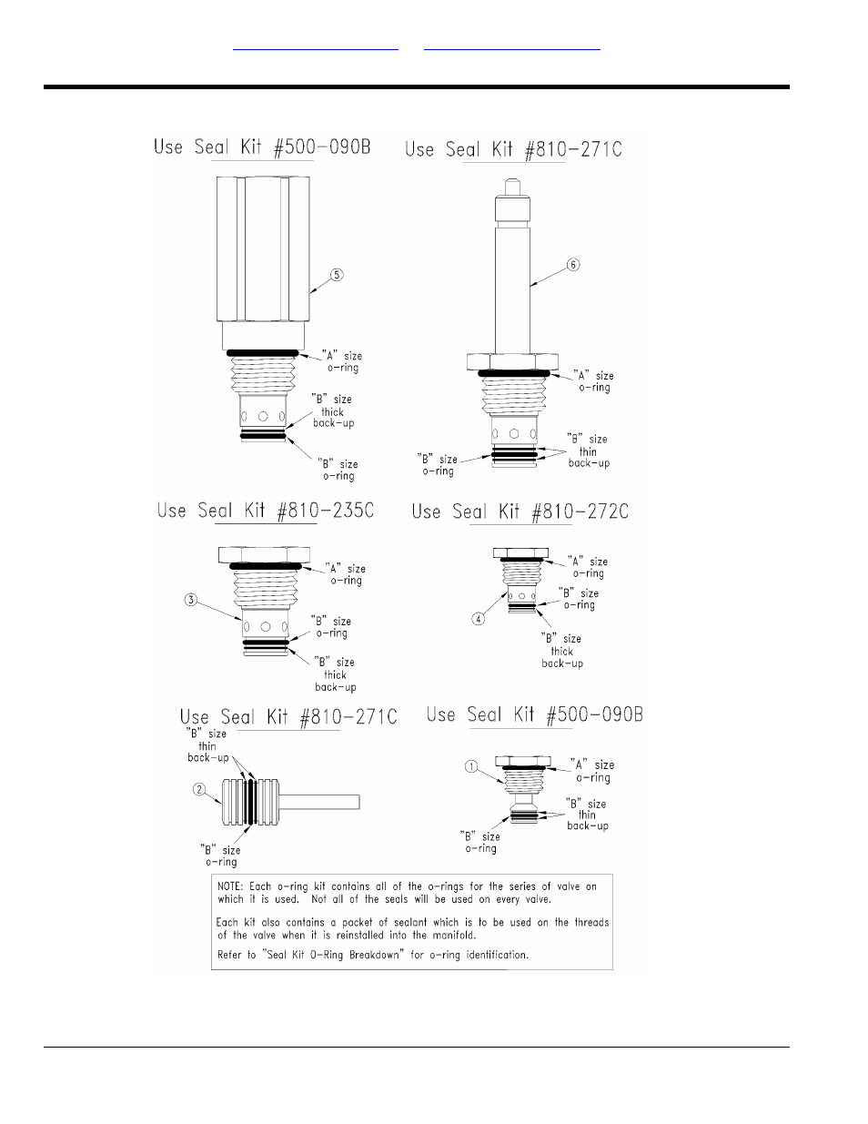 Seal kits for lift circuit manifold | Great Plains AS20 Parts Manual User Manual | Page 80 / 104