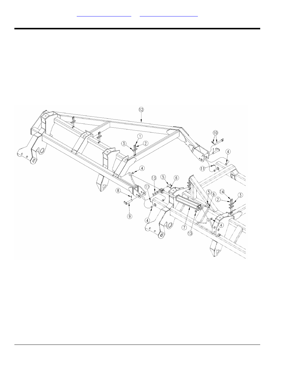 Frames, Center to right wing | Great Plains CTA4000 Parts Manual User Manual | Page 10 / 72