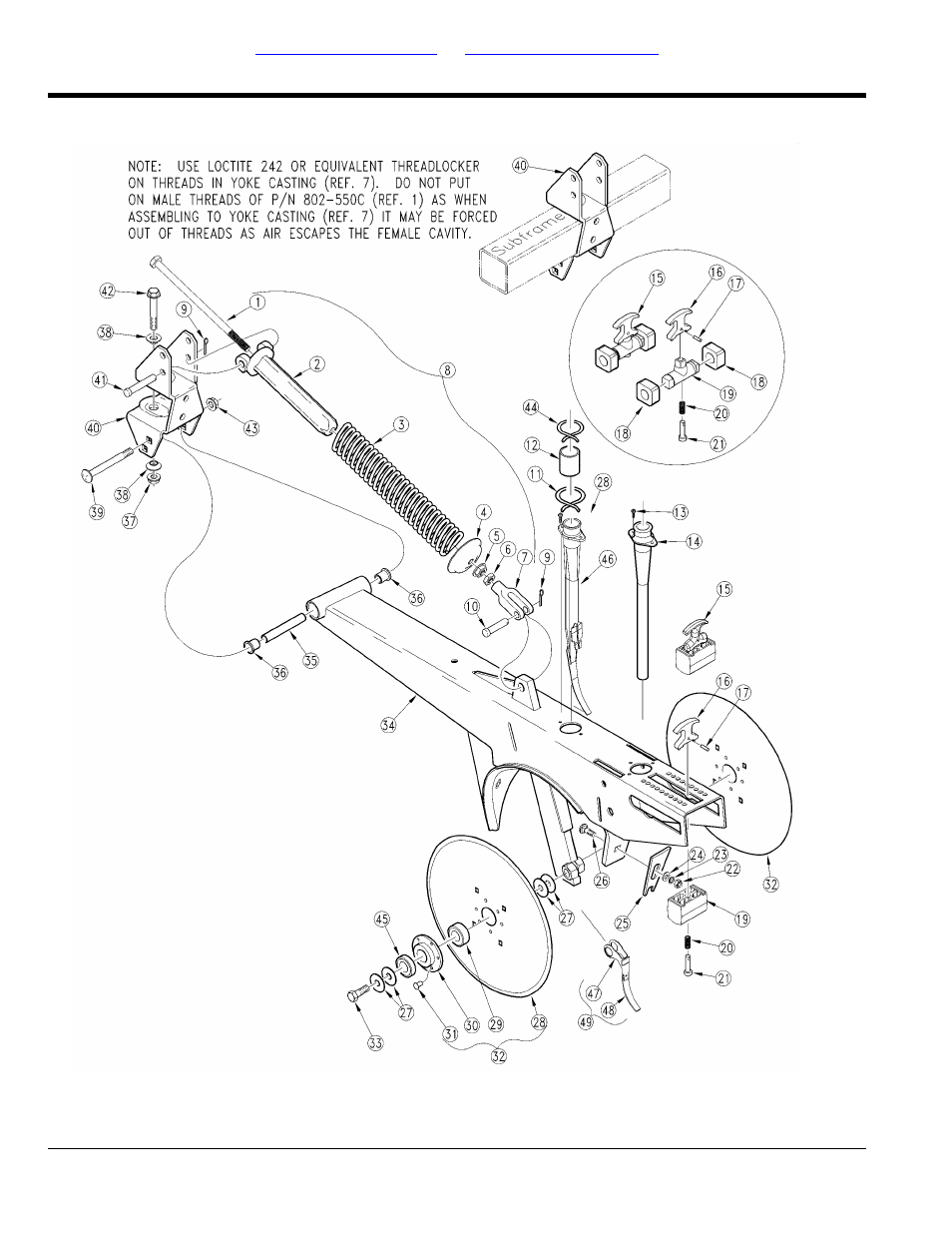 Oo short arm opener | Great Plains CTA4000 Parts Manual User Manual | Page 36 / 72