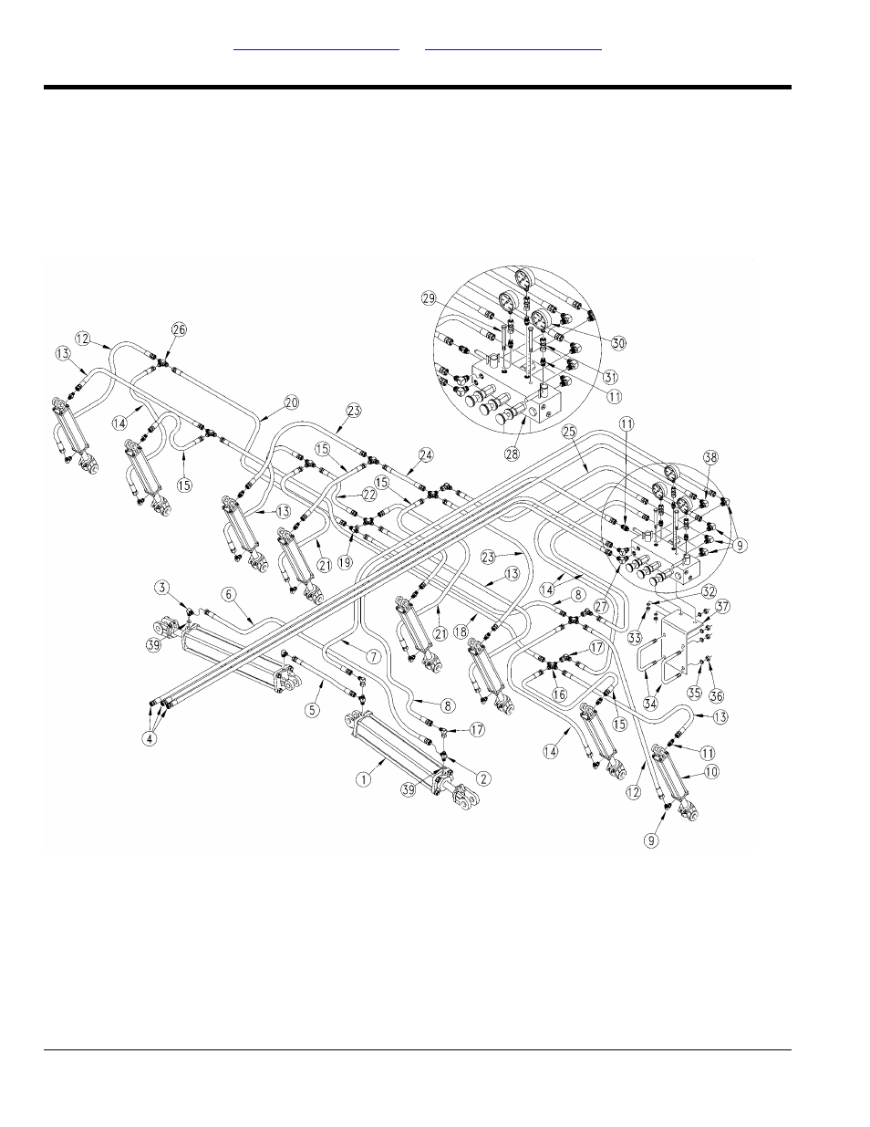 Hydraulics, Hydraulic system (s/n ee1130-) | Great Plains CTA4000 Parts Manual User Manual | Page 50 / 72