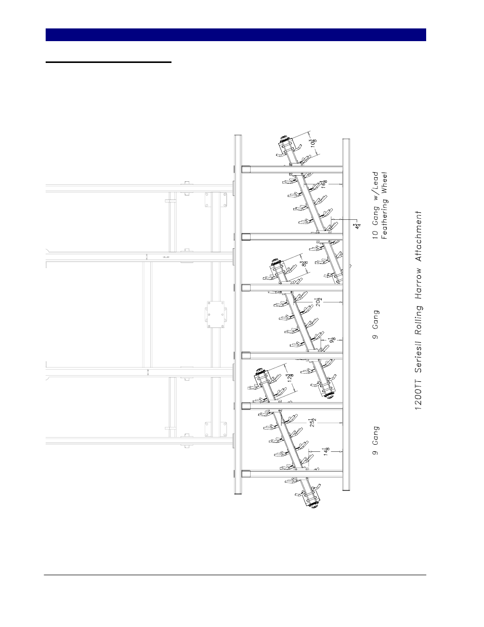 Tt atch om-10 section 6 machine layout.pdf | Great Plains Rolling Harrow & Reel Manual (Series II) User Manual | Page 18 / 35