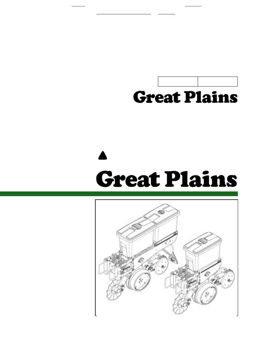 Great Plains SRU1997 Parts Manual User Manual | 73 pages