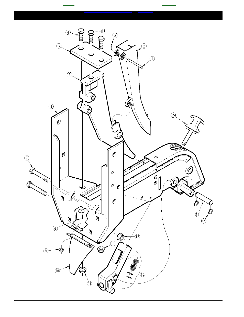 Shank assembly -7, Open ▼ new ▼ table of contents ➧ index | Great Plains SRU1997 Parts Manual User Manual | Page 14 / 73